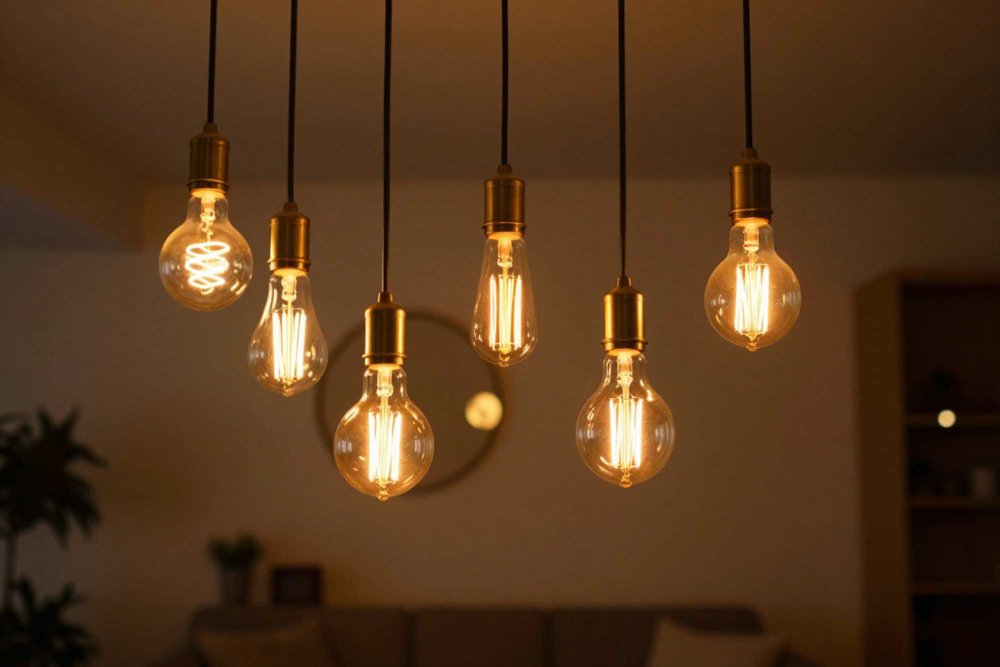 LED žiarovky, svietiace tlmeným svetlom
