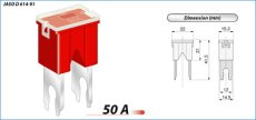MTA Poistka do japonských vozidiel - samec1- 50A rovný
