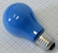NARVA BEL Žiarovka 240V 15W E27 modrá 60x103mm