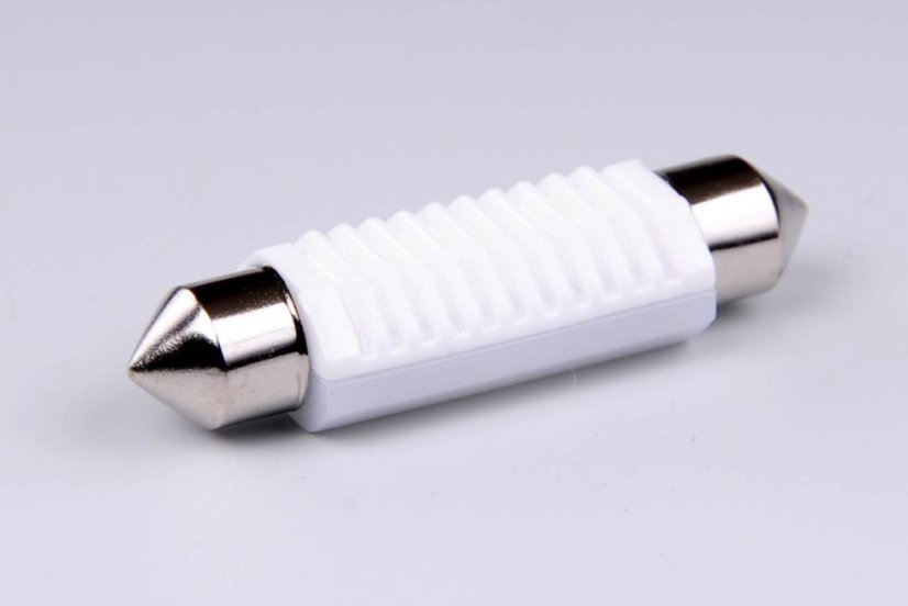 LED 12V-24V (C5W) SV31mm číra keramická