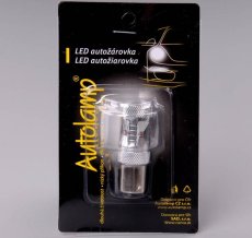 AUTOLAMP LED 12V-24V (P21W) Ba15s číra 10xSMD CANBUS