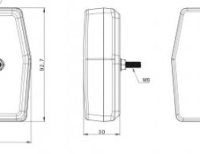 Svetlo zadné združené LED FT-222  - 12V L/P
