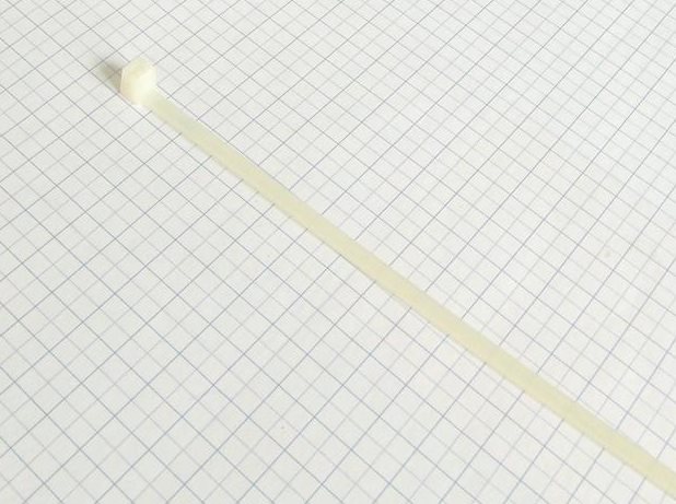 Páska viazacia  290 X 4,5mm - Biela-100ks- balenie