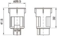Orbitec Objímka E14 DO 2580 do dekoračného krytu