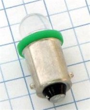 AUTOLAMP LED 12V (T4W) Ba9s zelená rozptyl2ks