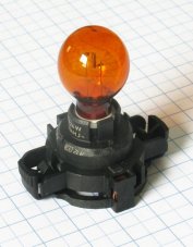 PHILIPS Žiarovka 12V 24W PGU20/4 PY24W-oranž HiPerVision