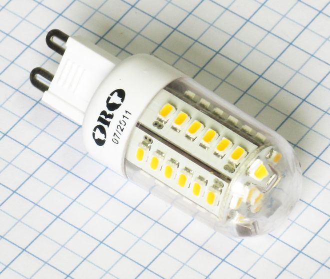 ORO LED 45 230V 2,1W G9 178lm studená biela MINI
