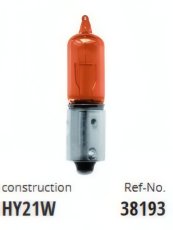 Vosla Žiarovka 12V 21W BAW9s HY21W oranžová