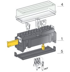 MTA KIT- Držiak pre 16 UNI NP+kryt+konektory+nôžky
