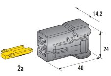 MTA Konektor 2-cestný- samica