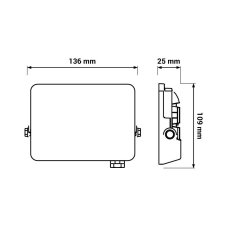 ORO LED reflektor DIODO 20W  XP 6000K 2200lm + senzor