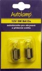 AUTOLAMP Žiarovka 12V 5W Ba15s R5W-blister 2ks
