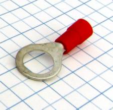 Očko izolované 10,5mm červené