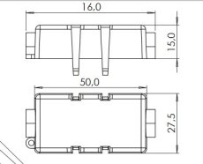 ELED Držiak plieškovej poistky i MIDI poistky -58V