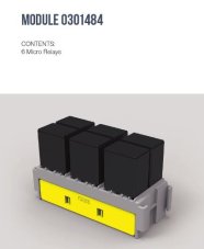 MTA Modul - MICRO relátkový- 6 cestný + zaisťovač
