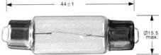 AUTOLAMP Žiarovka 12V C10W 44x11mm s drôtikmi