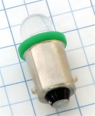 AUTOLAMP LED 12V (T4W) Ba9s zelená rozptyl2ks