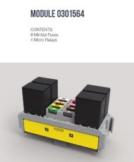 MTA Modul - 8 MINIpoistkový +4 MICROrelé+zaisťovač