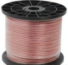 Kábel dvojžilový 6,00mm priesvitný-reproduktorový