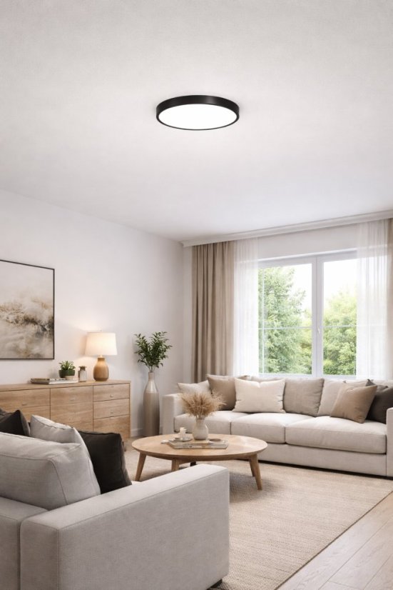 SAD'N LED svietidlo 18W 185-250V čierne 3000/4000/6500K