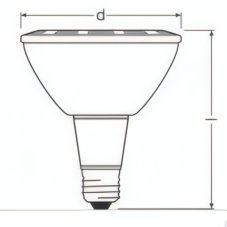 LEDVANCE LED 12,5W/827 E27 PAR38