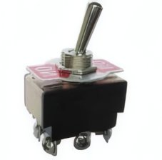 Vypínač - prepínač 201, 4pin-2poloh, 5A/250V, ON-OFF