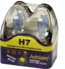 AUTOLAMP Žiarovka 24V 70W H7 Px26d Blue- 2ks