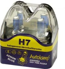 AUTOLAMP Žiarovka 24V 70W H7 Px26d Blue- 2ks