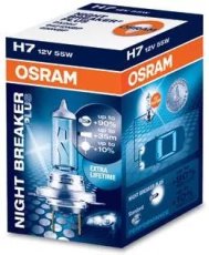 Osram Žiarovka 12V 55W H7 PX26d Night breaker plus