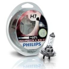 PHILIPS Žiarovka 12V H7 55W PX26D VisionPlus +60%- set 2ks