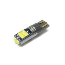 LED 12V (W5W) W2,1x9,5d číra 10xLED3030 CANBUS