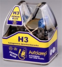 AUTOLAMP Žiarovka 12V 55W H3 PK22S-2ks