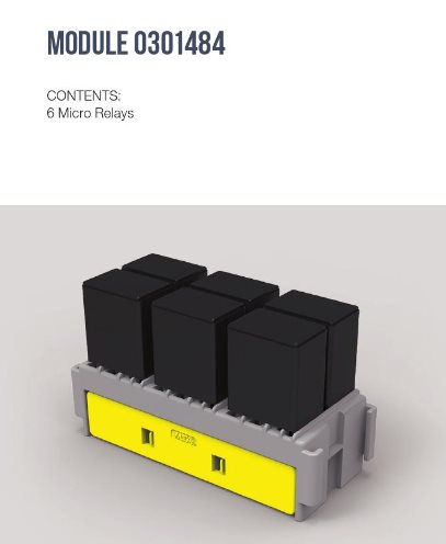 MTA Modul - MICRO relátkový- 6 cestný + zaisťovač