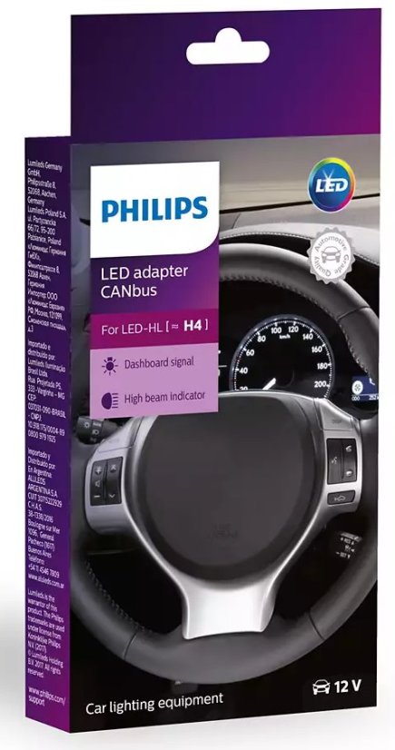 PHILIPS LED CANBUS Control 12V H4 - eliminátor - 2ks