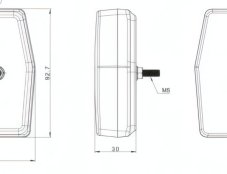 Svetlo zadné združené LED FT-222  - 12V L/P
