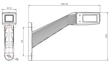 AUTOLAMP Svetlo pozičné tykadlo LED FT-145 12-24V pravé