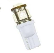 AUTOLAMP LED 12V (W5W) W2,1x9,5D modrá 5xSMD 2ks