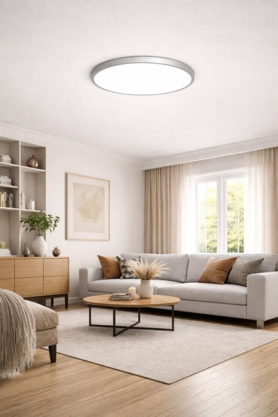 LED svietidlo 40W 185-250V strieborné 3000/4000/6500K