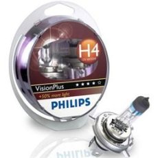 PHILIPS Žiarovka 12V H4 60/55W P43T VisonPlus - set 2ks