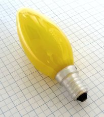 NARVA BEL Žiarovka 240V 25W E14 sviečka-žltá 005856