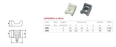 Elematic Príchytka na viaz. pásky/9mm/ pre skrutku 5mm alebo nit-100ks