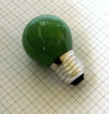 NARVA BEL Žiarovka 240V 40W E27 iluminačná-zelená 46x75mm
