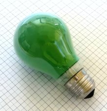 NARVA BEL Žiarovka 240V 15W E27 zelená 60x103mm