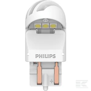 PHILIPS LED 12/24V W21/5W W3x16q - 6000K - biela