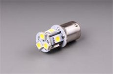 AUTOLAMP LED 24V (R5W) Ba15s číra 8xSMD