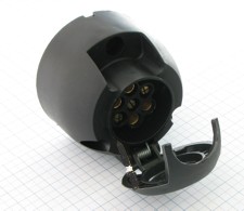 Erich Jaeger Zásuvka 12V/7pólov-okruhla,plast-bez vyp. hml. svetla