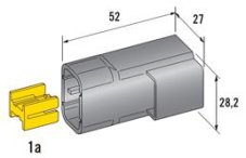 MTA Konektor 2-cestný -samec so zaistením