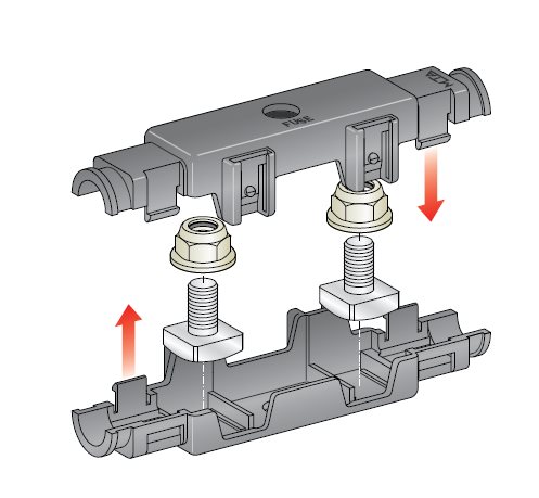 MTA Držiak pre MEGA a POWER poistky 50,8mm