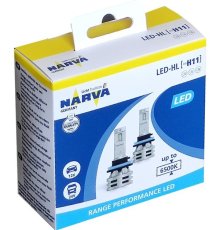 NARVA  LED H11 12V-24V 24W 6500K RANGE PERFORMANCE