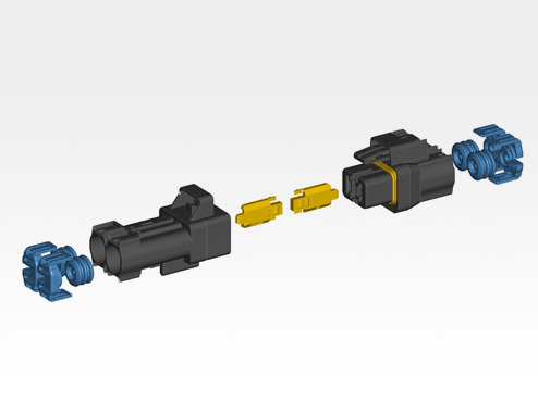 MTA Tesnenie na konektor M800 a F800 - modré / 4-6mm /